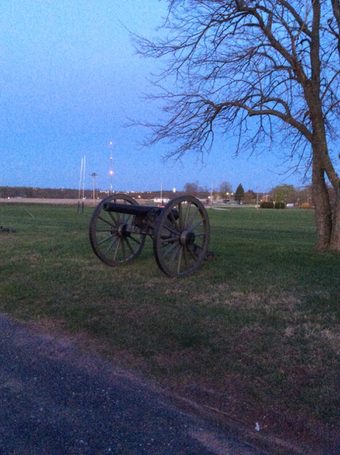 Photo of a canon in Gettysburg